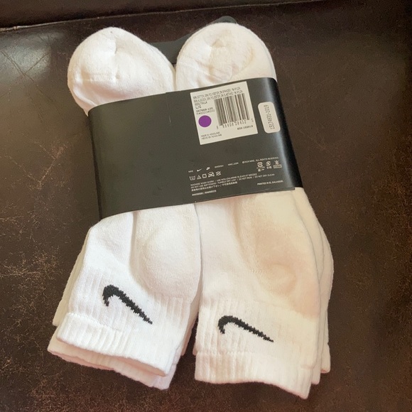 Nike Everyday Cotton Cushioned Ankle Socks 6 pk - Picture 2 of 3